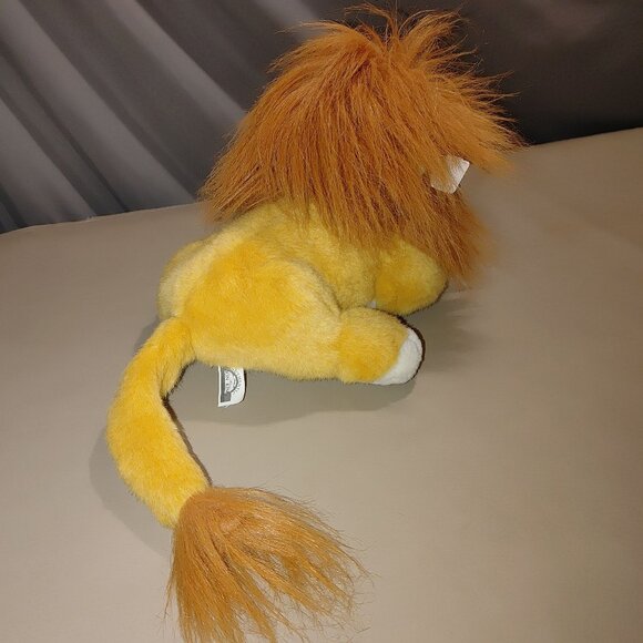 Disneys The Lion King Plush Lion Stuffed Animal Soft Toy Yellow Brown 12 Inch - Picture 6 of 10